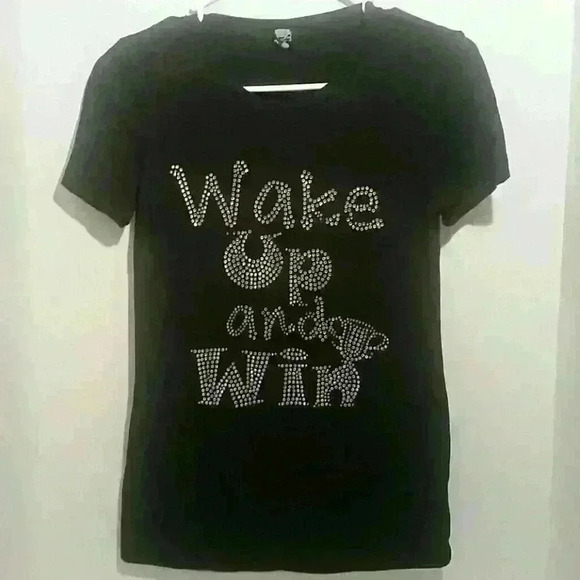 Next Level Apparel Tops - Wake Up and Win Inspirational tee shirt